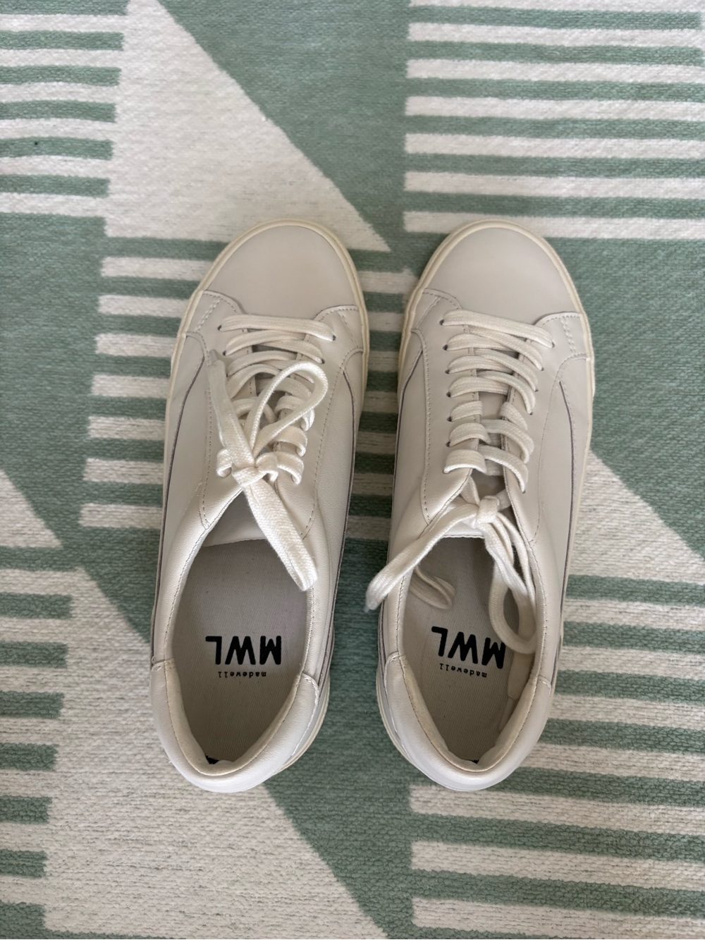 Madewell White Leather Sneakers